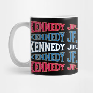 JFK NATIONAL TEXT ART USA KENNEDY Mug